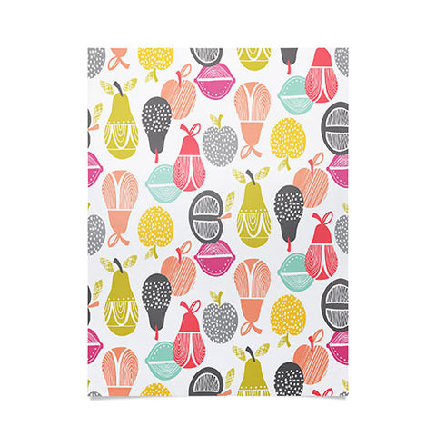 Wendy Kendall Retro Fruit Poster