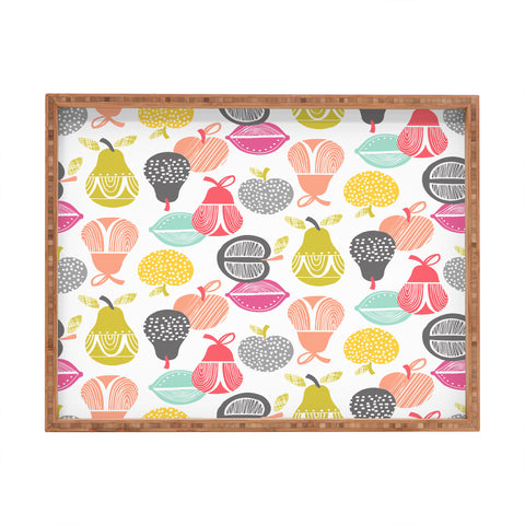 Wendy Kendall Retro Fruit Rectangular Tray