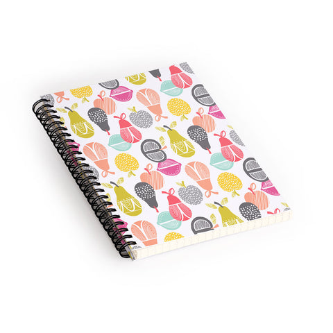 Wendy Kendall Retro Fruit Spiral Notebook