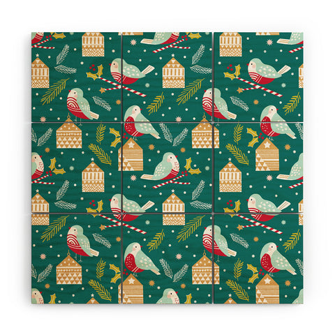 Wendy Kendall robins Wood Wall Mural