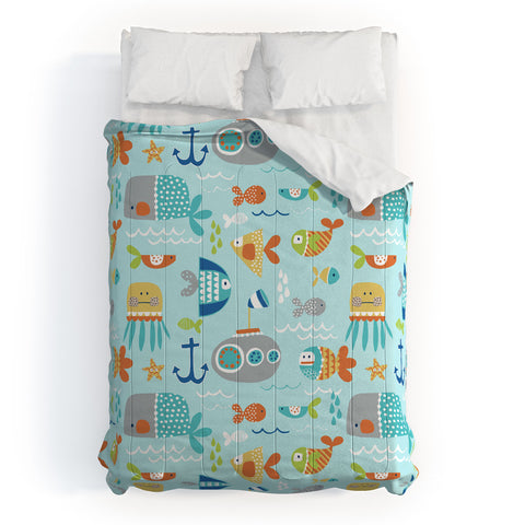 Wendy Kendall Sealife Comforter