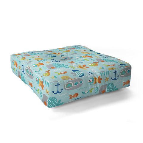 Wendy Kendall Sealife Floor Pillow Square