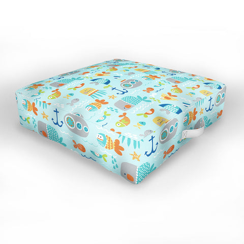 Wendy Kendall Sealife Outdoor Floor Cushion