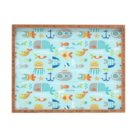 Wendy Kendall Sealife Rectangular Tray