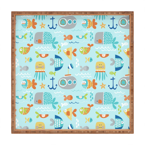 Wendy Kendall Sealife Square Tray