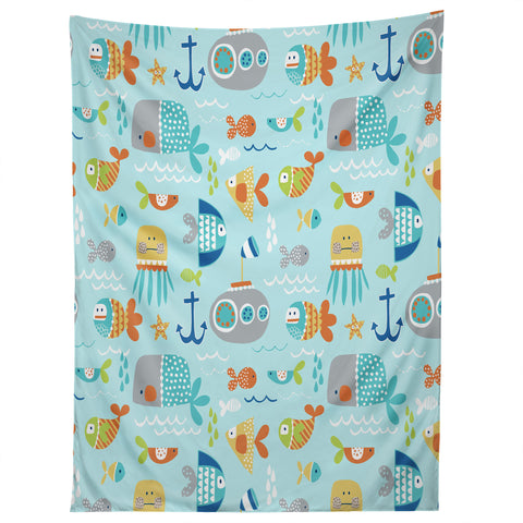 Wendy Kendall Sealife Tapestry