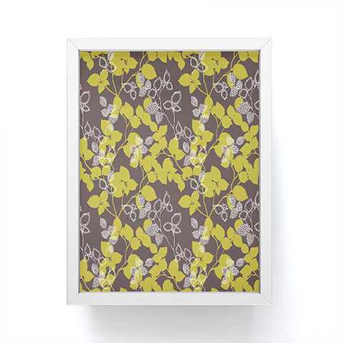 Wendy Kendall Suki Leaf Green Framed Mini Art Print