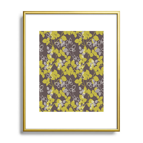 Wendy Kendall Suki Leaf Green Metal Framed Art Print