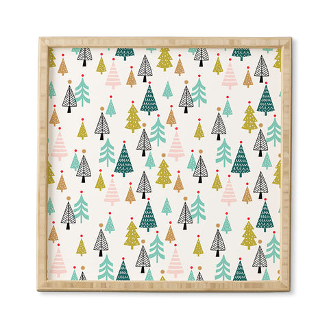 Wendy Kendall tiny trees Framed Wall Art