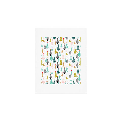 Wendy Kendall tiny trees Art Print