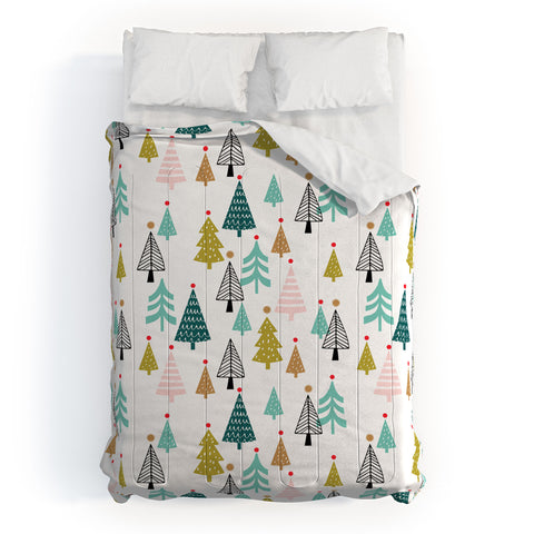 Wendy Kendall tiny trees Comforter