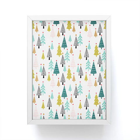 Wendy Kendall tiny trees Framed Mini Art Print