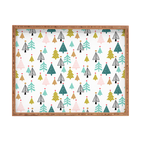 Wendy Kendall tiny trees Rectangular Tray