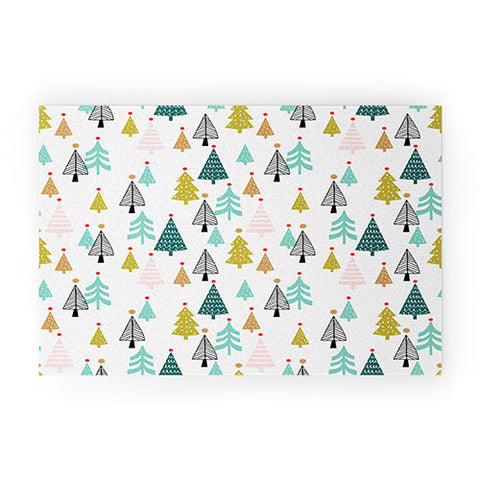 Wendy Kendall tiny trees Welcome Mat