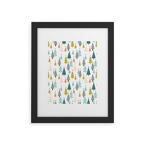 Wendy Kendall tiny trees Framed Art Print