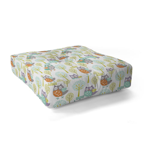 Wendy Kendall Woodland Floor Pillow Square
