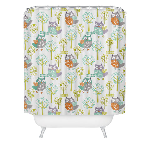 Wendy Kendall Woodland Shower Curtain
