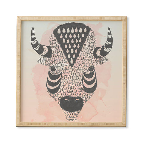 Wesley Bird Buffy Framed Wall Art