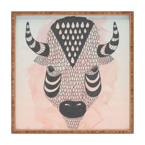 Wesley Bird Buffy Square Tray