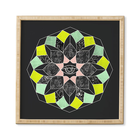 Wesley Bird Cosmic Flower Framed Wall Art