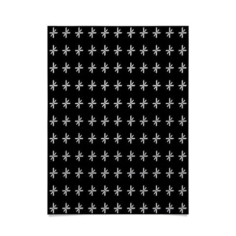 Wesley Bird Cross Out Black Poster