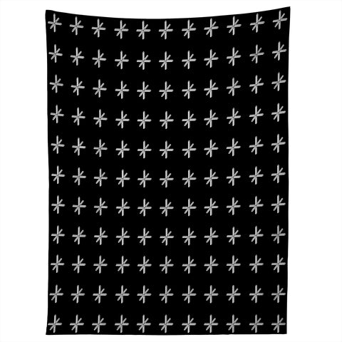 Wesley Bird Cross Out Black Tapestry