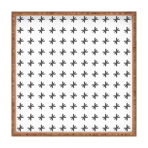 Wesley Bird Cross Out White Square Tray