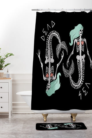 Wesley Bird Dead Sea Shower Curtain And Mat