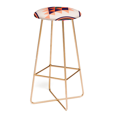 Wesley Bird Desert Sunrise Bar Stool
