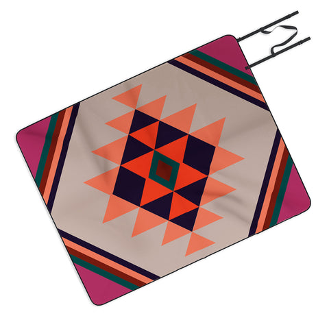 Wesley Bird Desert Sunrise Picnic Blanket