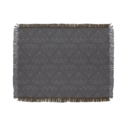 Wesley Bird Diamond Print 1 Throw Blanket