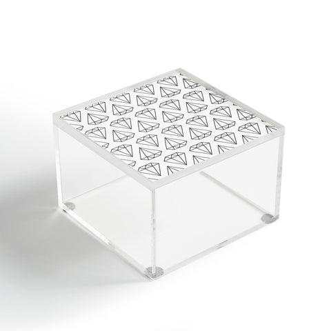 Wesley Bird Diamond Print 2 Acrylic Box
