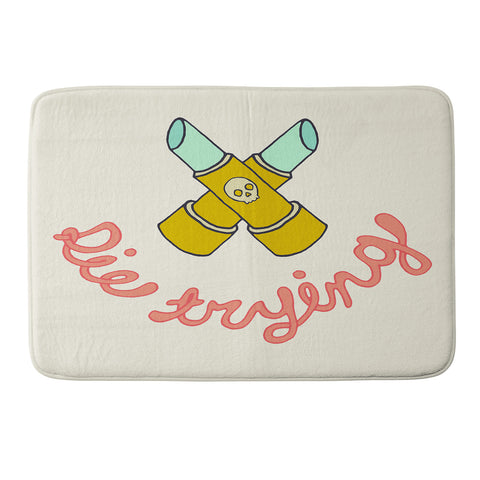 Wesley Bird Die Trying Memory Foam Bath Mat