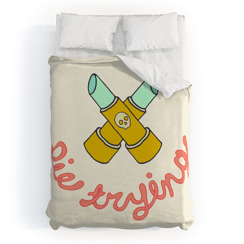 Wesley Bird Die Trying Duvet Cover