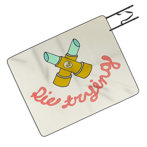 Wesley Bird Die Trying Picnic Blanket