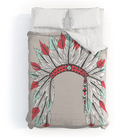 Wesley Bird Dressy Duvet Cover