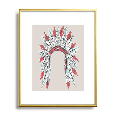 Wesley Bird Dressy Metal Framed Art Print