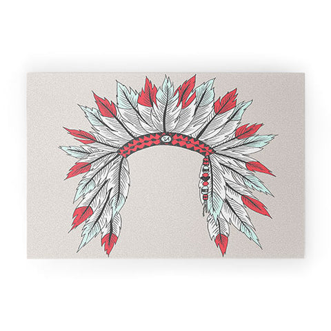 Wesley Bird Dressy Welcome Mat