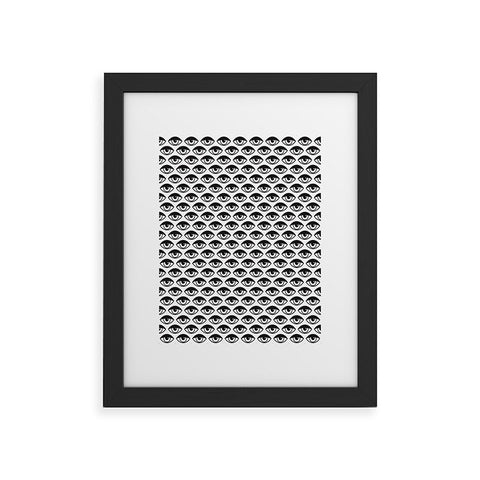 Wesley Bird Eyes on You Framed Art Print