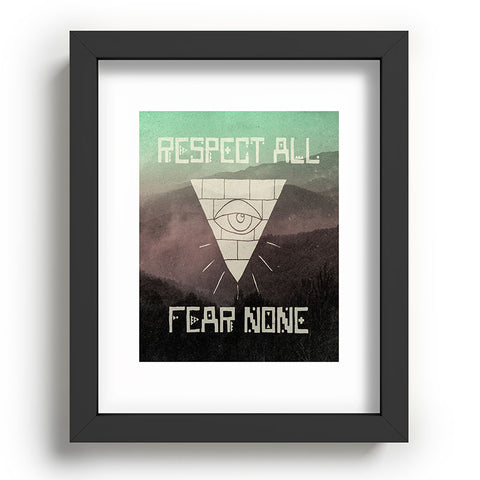 Wesley Bird Fear None Recessed Framing Rectangle