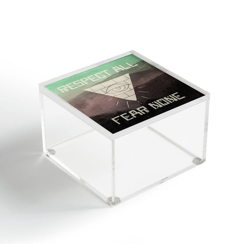 Wesley Bird Fear None Acrylic Box