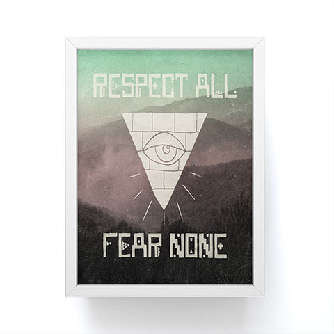 Wesley Bird Fear None Framed Mini Art Print