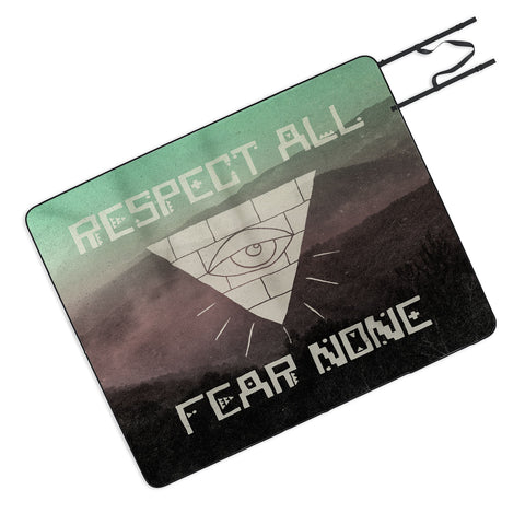 Wesley Bird Fear None Picnic Blanket