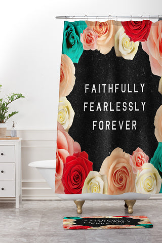 Wesley Bird Forever Shower Curtain And Mat