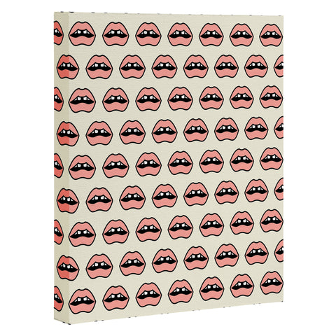 Wesley Bird Gap Tooth Girl Art Canvas