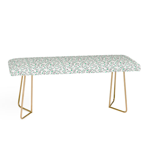 Wesley Bird Geo Diamond Print Bench