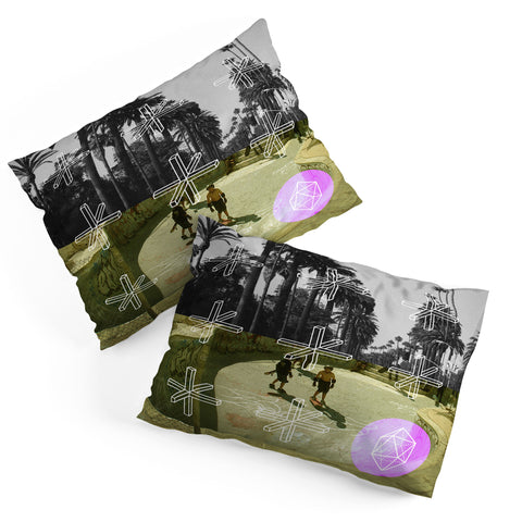 Wesley Bird Geo Skaters Pillow Shams