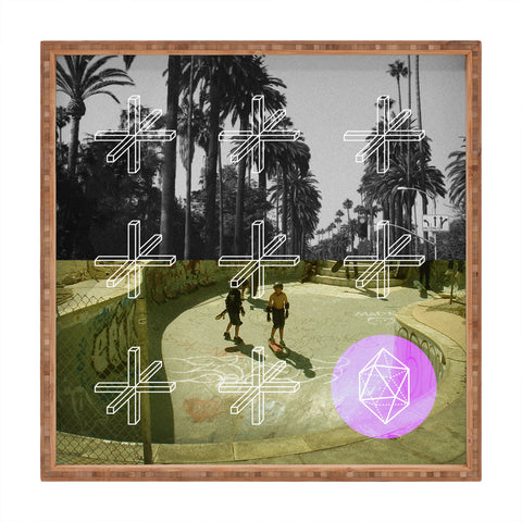 Wesley Bird Geo Skaters Square Tray