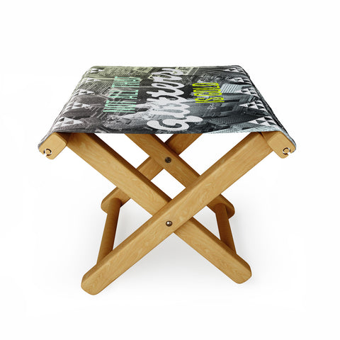 Wesley Bird Golden Folding Stool