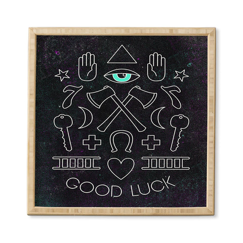 Wesley Bird Good Luck Framed Wall Art